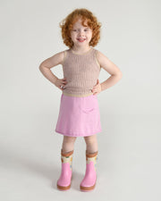 7AM - Cotton Skirt | Girls' Baby & Toddler Apparel & Accessories Heather Grey 12 - 18M