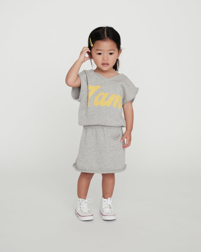 7AM - Cotton Skirt | Girls' Baby & Toddler Apparel & Accessories Heather Grey 12 - 18M