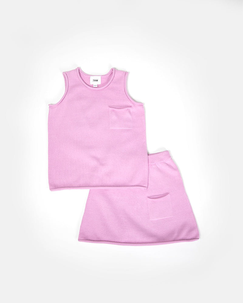 7AM - Cotton Skirt | Girls' Baby & Toddler Apparel & Accessories Heather Grey 12 - 18M