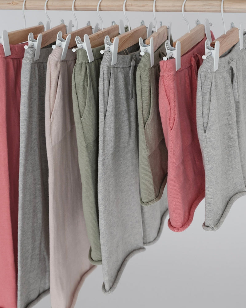 7AM - Cotton Slouchy Shorts | Baby & Toddler Shorts Apparel & Accessories Heather Grey 6 - 12M
