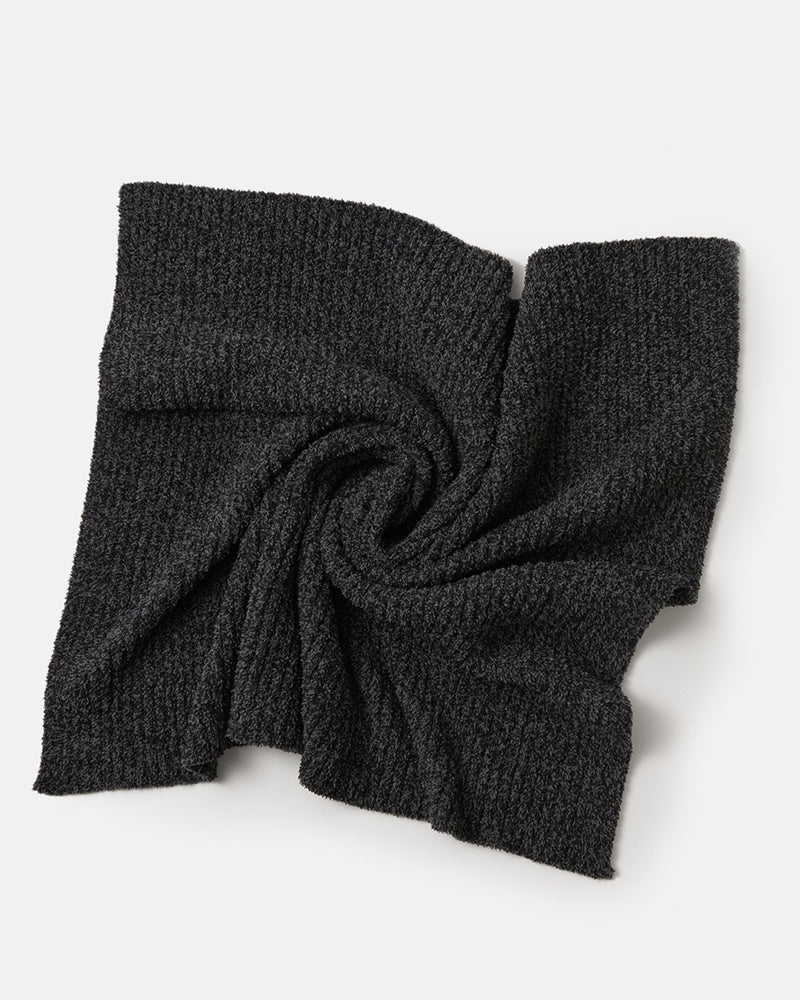 7AM - Cushy Ribbed Blanket - Fuzzy Mother & Baby Pecan Kids