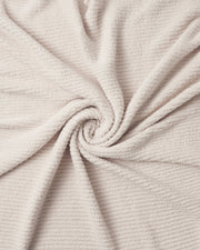 7AM - Cushy Ribbed Blanket - Fuzzy Mother & Baby Pecan Kids