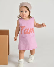 7AM - Dress Boxy | Baby & Toddler Dress Apparel & Accessories Pink 12 - 18M