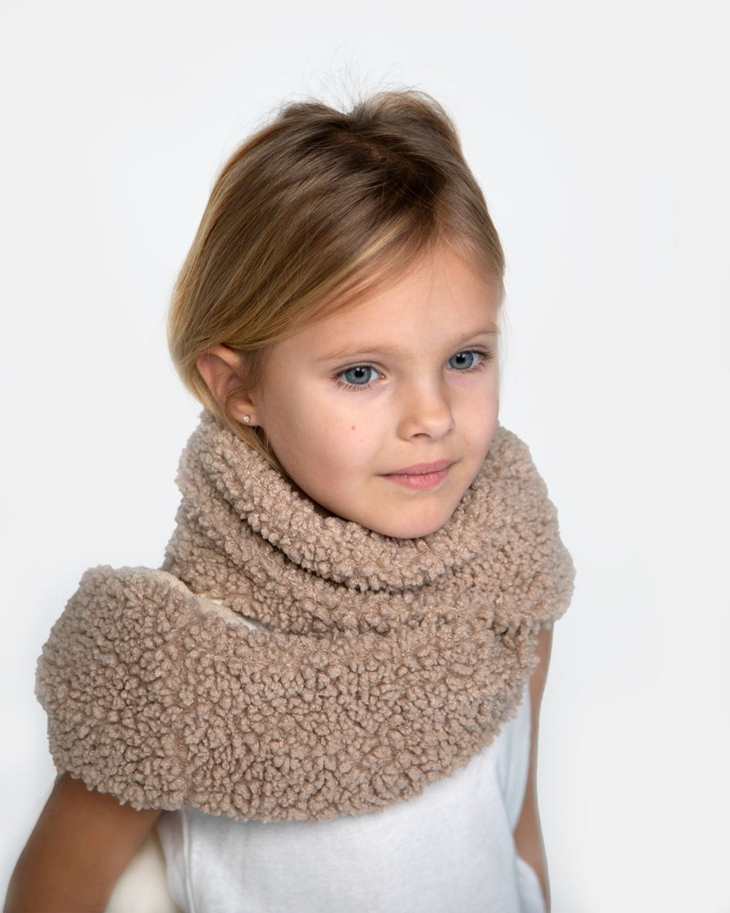 7AM - Infinity Scarf - Teddy - Oatmeal - OS