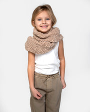 7AM - Infinity Scarf - Teddy - Oatmeal - OS