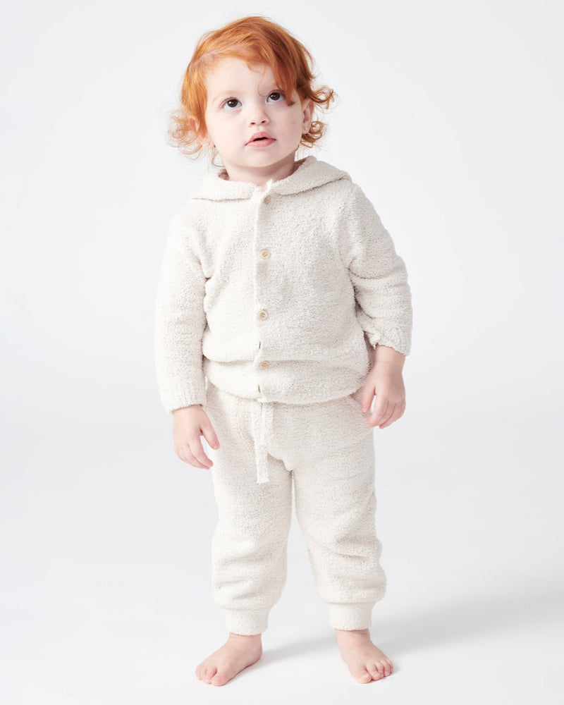 7AM - Joggers - Fuzzy Mother & Baby Ecru 18 - 24M