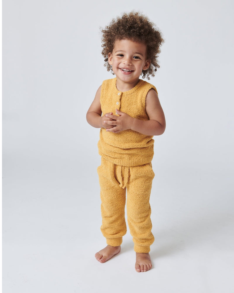 7AM - Joggers - Fuzzy Mother & Baby Ecru 18 - 24M