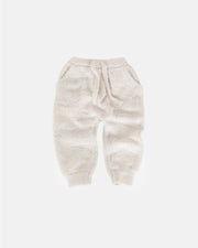 7AM - Joggers - Fuzzy Mother & Baby Ecru 18 - 24M