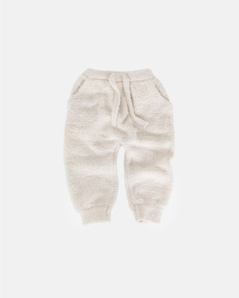 7AM - Joggers - Fuzzy Mother & Baby Ecru 18 - 24M