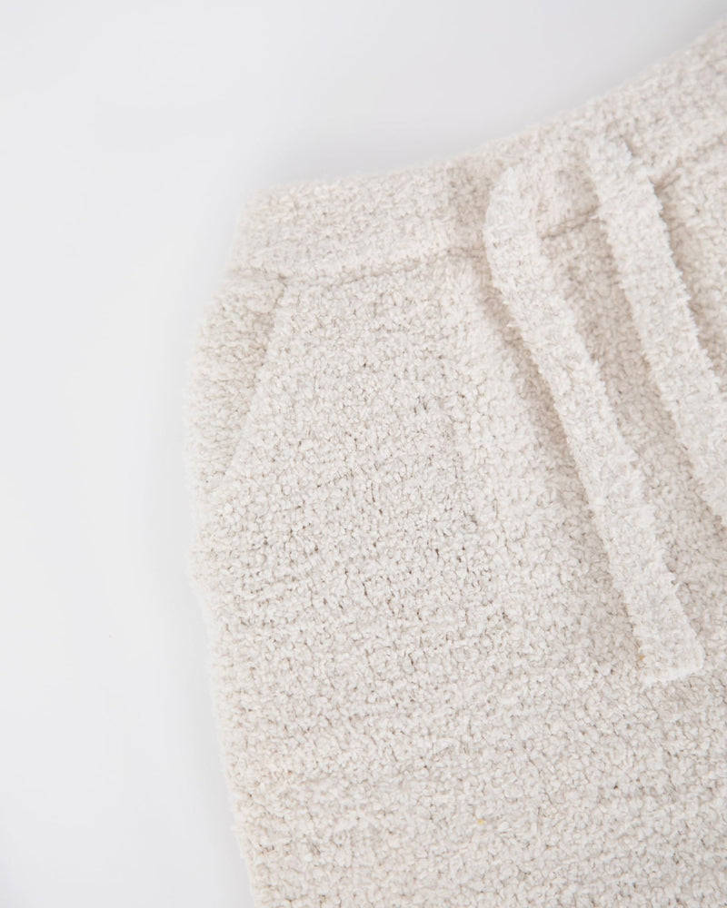 7AM - Joggers - Fuzzy Mother & Baby Ecru 18 - 24M