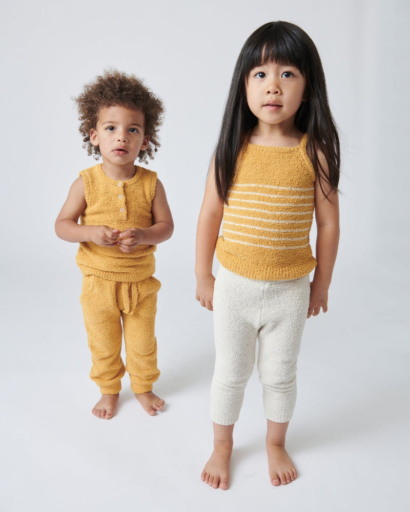 7AM - Joggers - Fuzzy Mother & Baby Ecru 18 - 24M