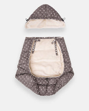 7AM - K - Poncho - Plush Stars - Ash Oak Stars Mother & Baby