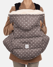 7AM - K - Poncho - Plush Stars - Ash Oak Stars Mother & Baby