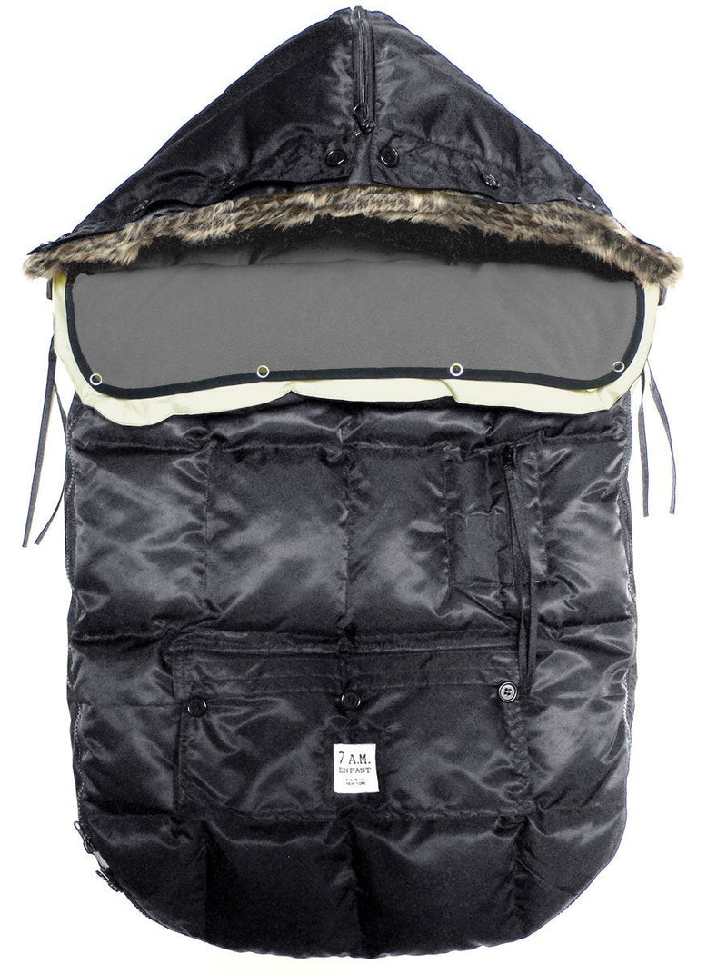 7AM - Le Sac Igloo Mother & Baby Black