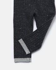 7AM - Leggings - Hug Me - Black - 4 - 5Y Apparel & Accessories Melange Black