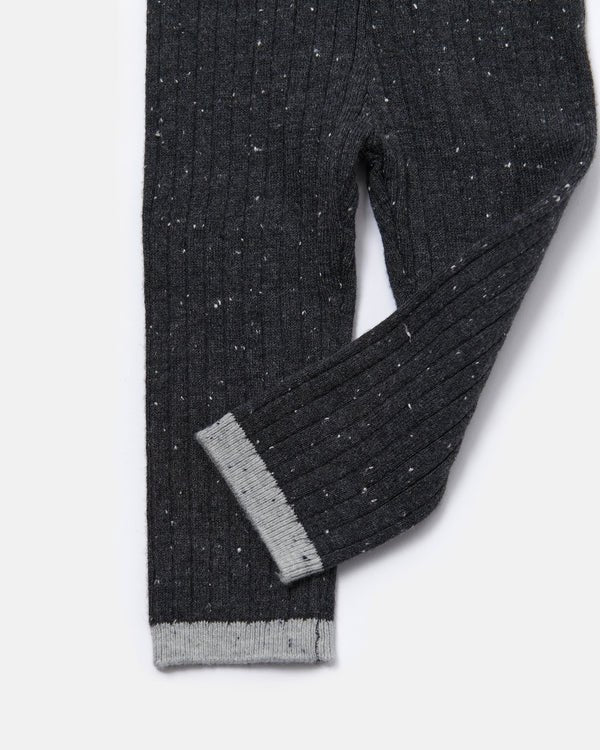 7AM - Leggings - Hug Me - Black - 4 - 5Y Apparel & Accessories Melange Black