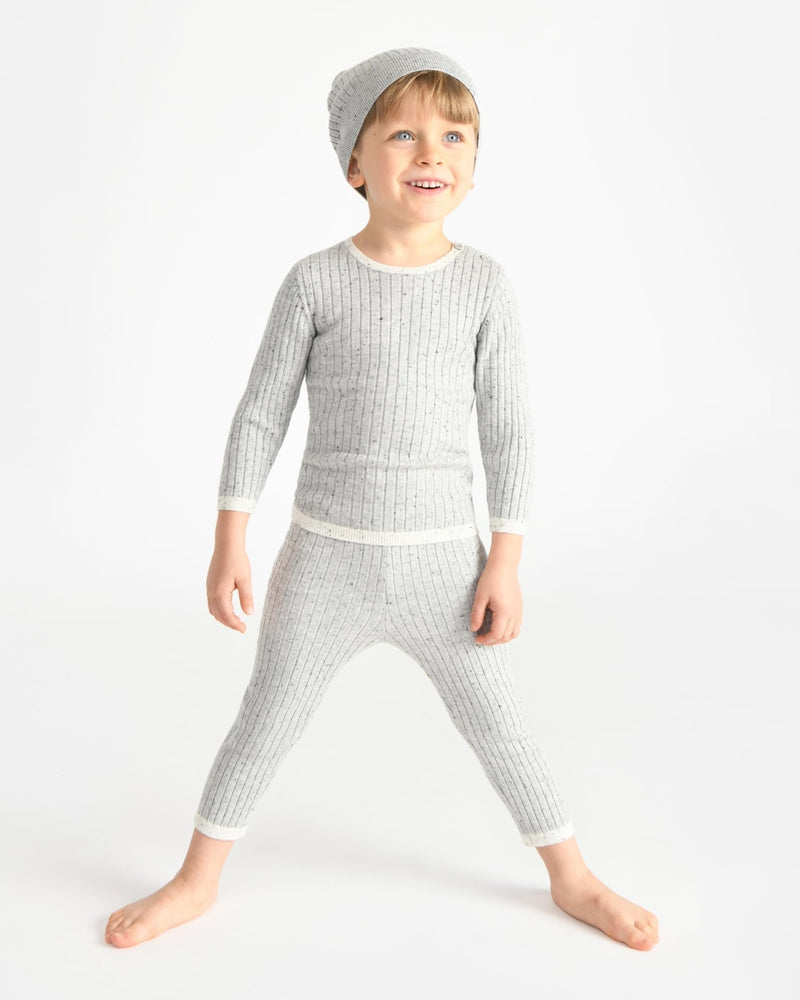 7AM - Leggings - Hug Me - Heather Grey - 18 - 24M Apparel & Accessories Heather Grey