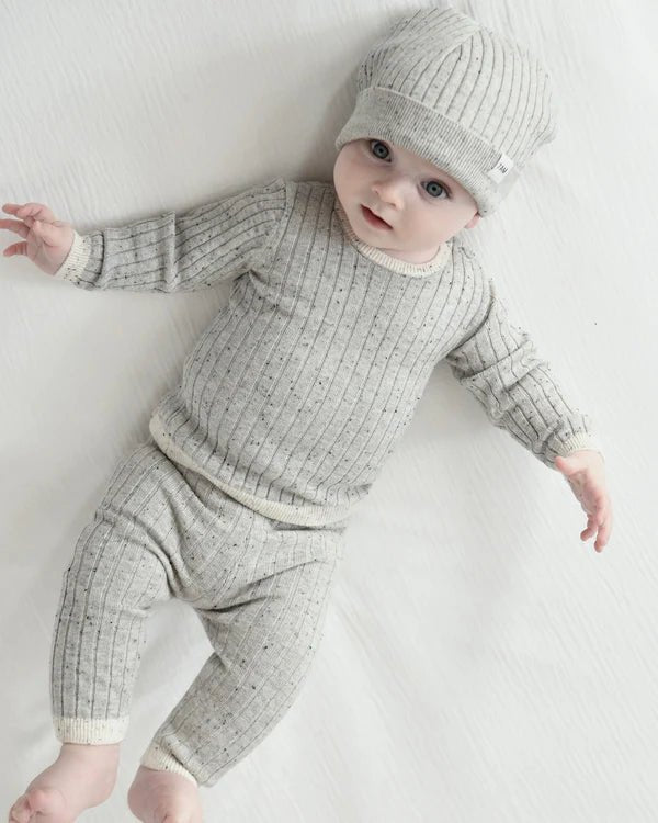 7AM - Leggings - Hug Me - Heather Grey - 18 - 24M Apparel & Accessories Heather Grey