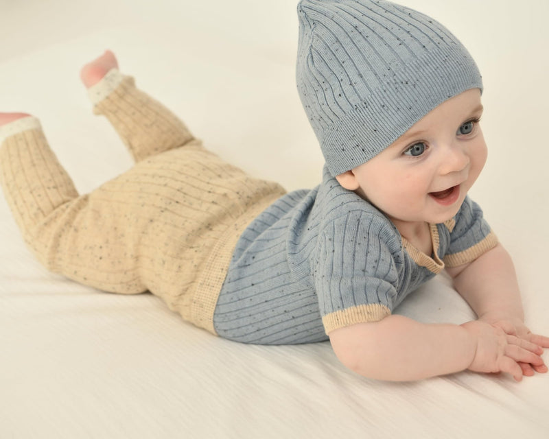 7AM - Leggings - Hug Me - Lake Blue - 12 - 18M Apparel & Accessories Lake Blue