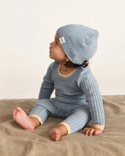 7AM - Leggings - Hug Me - Lake Blue - 12 - 18M Apparel & Accessories Lake Blue