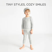 7AM - Leggings - Hug Me Mother & Baby Light Heather Grey 12 - 18M