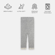 7AM - Leggings - Hug Me Mother & Baby Light Heather Grey 12 - 18M