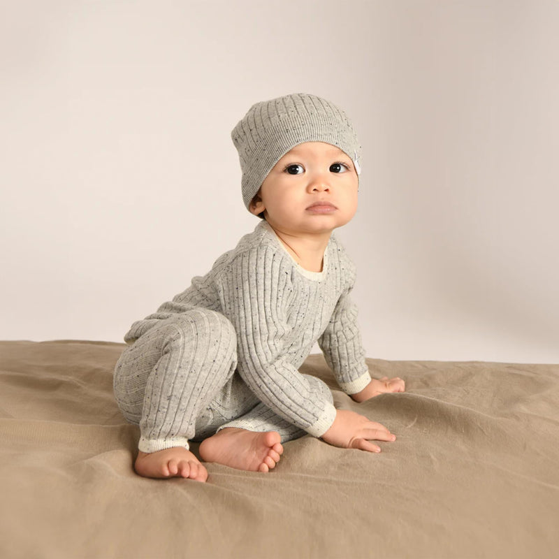 7AM - Leggings - Hug Me Mother & Baby Light Heather Grey 12 - 18M