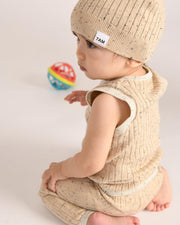 7AM - Leggings - Hug Me - Oat - 12 - 18M Apparel & Accessories Oat