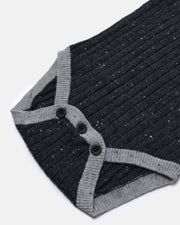 7AM - Long Sleeve Bodysuit - Hug Me Mother & Baby Heather Grey 0 - 3M