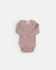 7AM - Long Sleeve Bodysuit - Hug Me Mother & Baby Heather Grey 0 - 3M