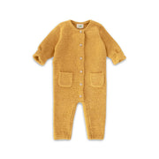 7AM - Long Sleeve Jumpsuit - Fuzzy Mother & Baby Amber 12 - 18M
