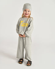 7AM - Long Sleeve Top Boxy Apparel & Accessories Heather Grey 12 - 18M