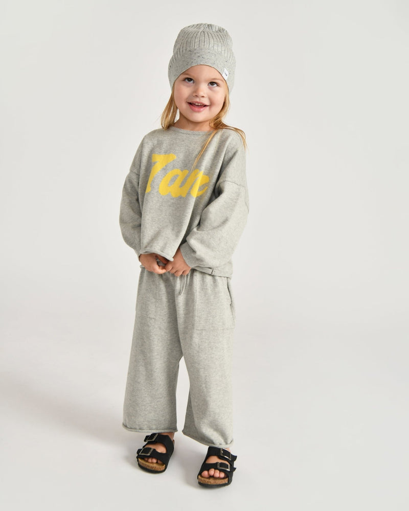 7AM - Long Sleeve Top Boxy Apparel & Accessories Heather Grey 12 - 18M