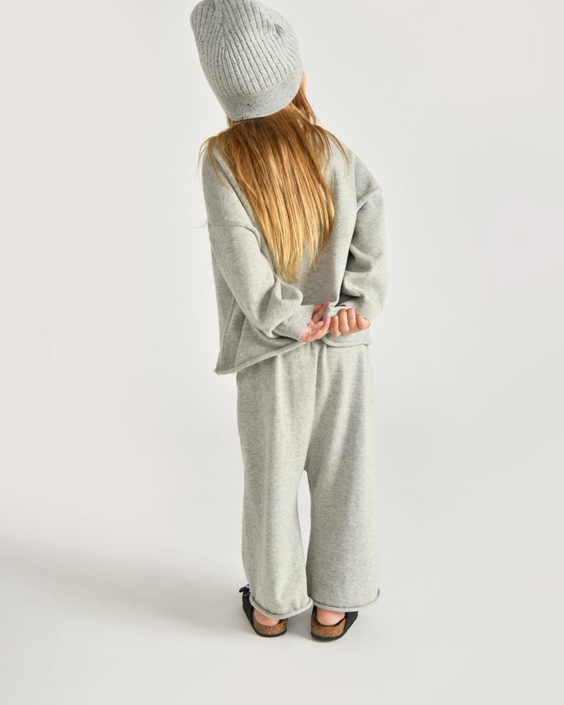 7AM - Long Sleeve Top Boxy Apparel & Accessories Heather Grey 12 - 18M