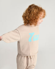7AM - Long Sleeve Top Boxy Apparel & Accessories Oat 12 - 18M