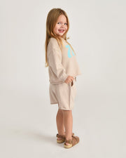 7AM - Long Sleeve Top Boxy Apparel & Accessories Oat 12 - 18M