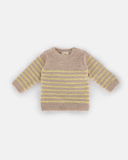 7AM - Long Sleeve Top - Fuzzy Apparel & Accessories Choco / Pecan 0 - 3M