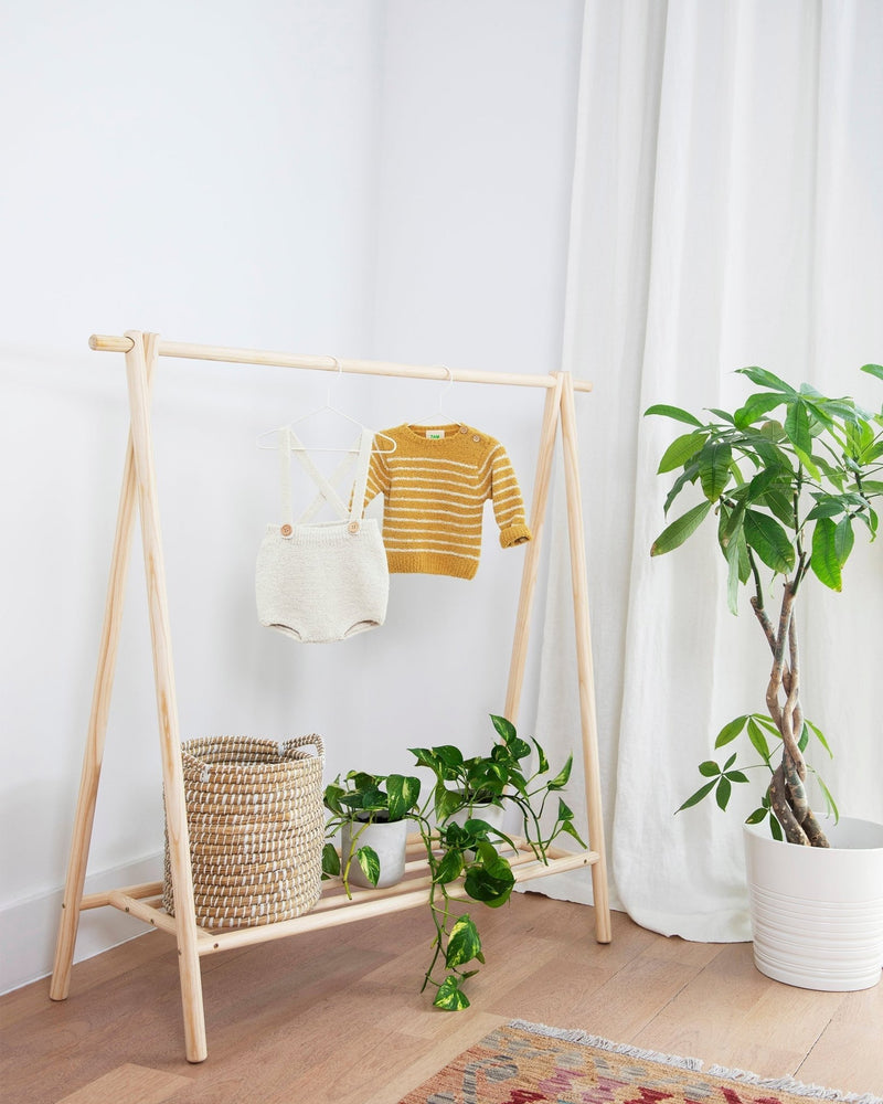 7AM - Long Sleeve Top - Fuzzy Apparel & Accessories Pecan / Chartreuse 0 - 3M