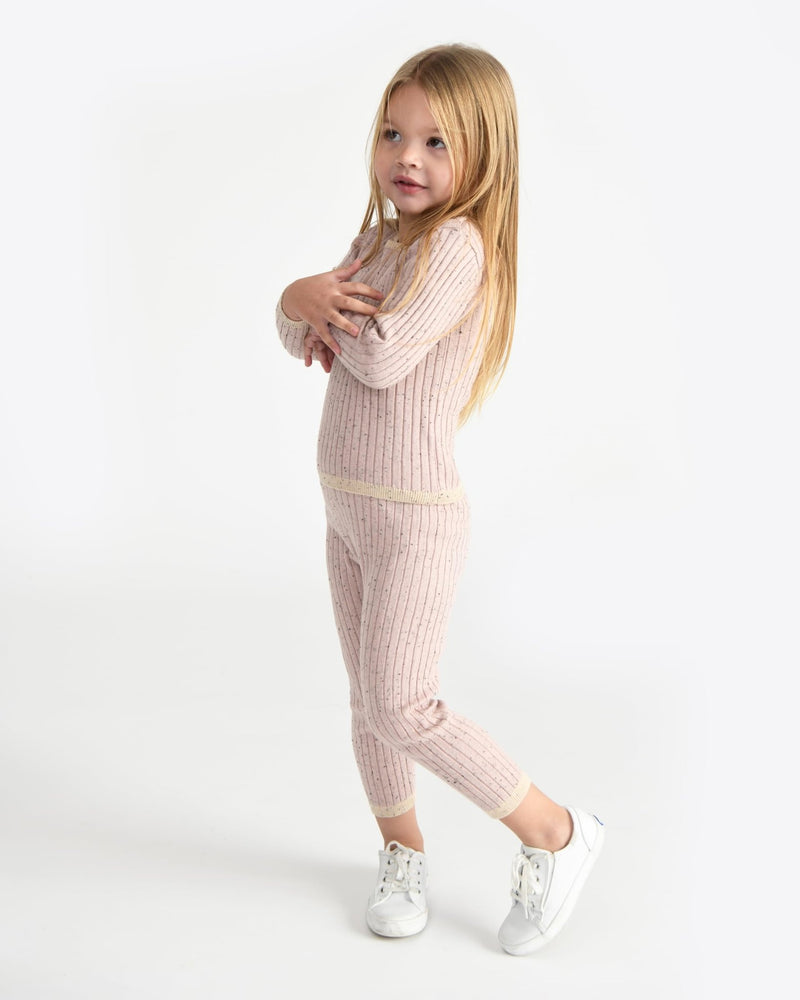 7AM - Long Sleeve Top Hug Me Apparel & Accessories Ash Rose