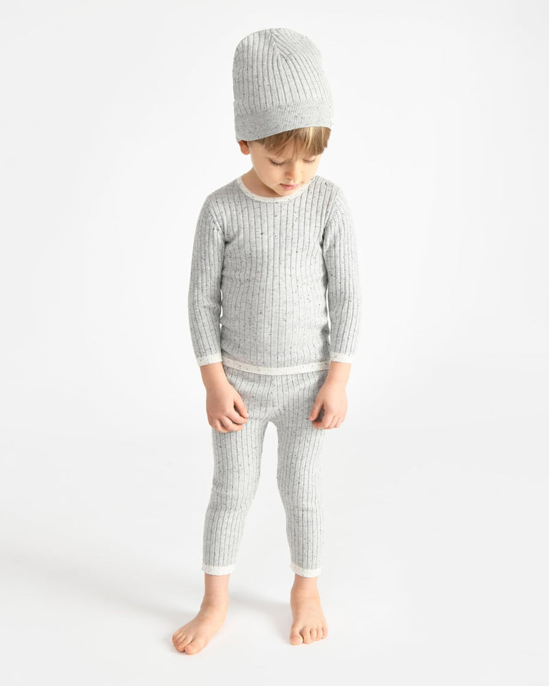 7AM - Long Sleeve Top - Hug Me Mother & Baby Heather Grey 0 - 3M