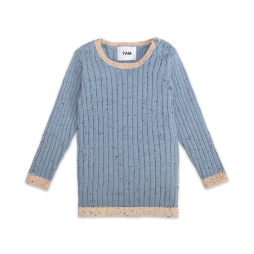 7AM - Long Sleeve Top Hug Me Mother & Baby Lake Blue