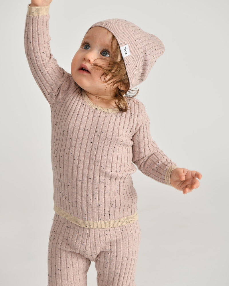 7AM - Long Sleeve Top - Hug Me Mother & Baby Lake Blue 9 - 12M