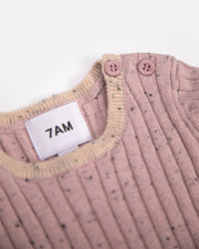 7AM - Long Sleeve Top - Hug Me Mother & Baby Lake Blue 9 - 12M