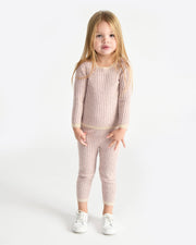 7AM - Long Sleeve Top - Hug Me Mother & Baby Lake Blue 9 - 12M