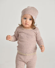 7AM - Long Sleeve Top - Hug Me Mother & Baby Lake Blue 9 - 12M