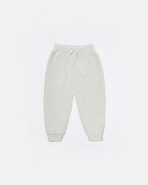 7AM - Lounge Pants - Chunky Tennis Mother & Baby Ecru 1 - 3M
