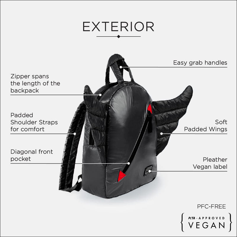 7AM - MINI Wings Backpack - Black - OS