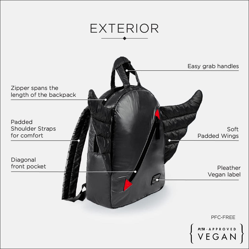 7AM - MINI Wings Backpack - Black - OS