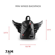 7AM - MINI Wings Backpack - Black - OS