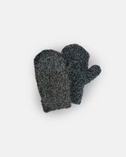 7AM - Mittens - Fuzzy Mother & Baby Black Melange 1 - 4T